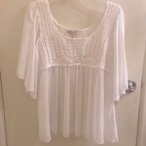 Elegant sheer blouse